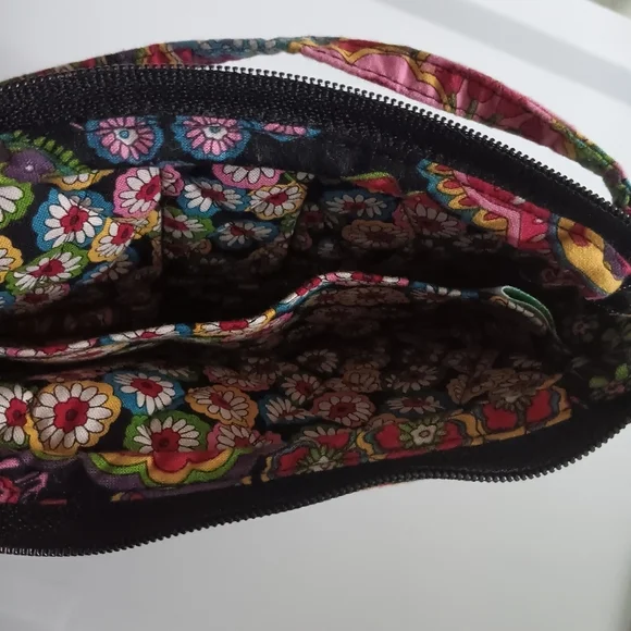 Retired Vera Bradley Symphony in Hue Floral Wristlet Mini Bag Made in USA - Picture 5 of 7